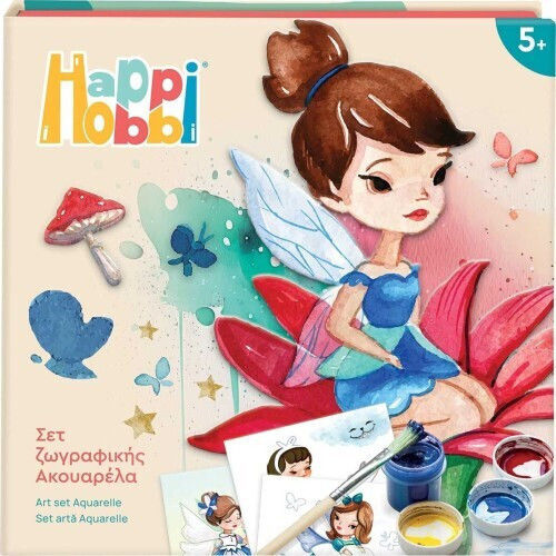 HappiHobbi Ζωγραφική Art Νεράιδες για Παιδιά 5+ Ετών