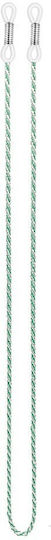 Lanț de Ochelari Twisted Chain Fir Argintiu Verde