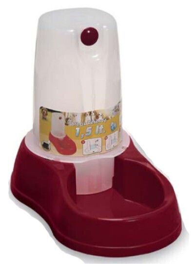 Waterer Break Reserve 1.5 Liters Non-slip Base 28.5x18.5x22cm Light Blue
