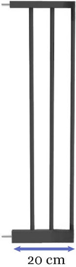 Guimo Extensii pentru porți de siguranță din Metal în Culoare Negru 1buc