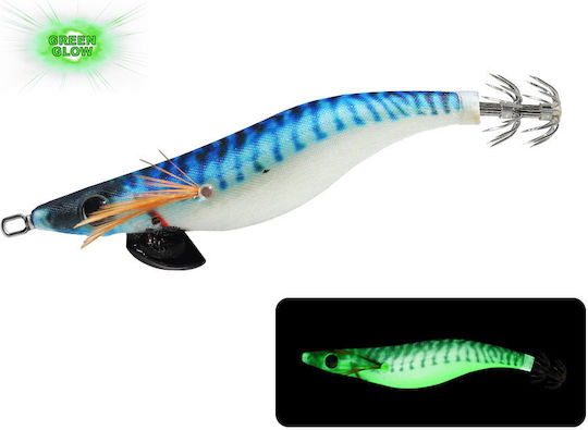 Oceanic Egido Real Jerk 3.5s Калмари Jigs Фосфоресциращи Скумрия