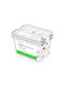 Altom Lunchbox Kunststoff Silber 15x10cm 2Stück