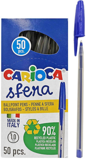 Carioca Sfera Στυλό Ballpoint 50τμχ