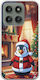 Xmas Animals Penguin Motorola Edge 60 Fusion 5G Flexible TPU Transparent Silicone