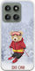 Xmas Bear Ski On Motorola Edge 60 Fusion 5g Flexible TPU Transparent Silicone