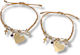 The Art of Beading Christening Charm Bracelet Beige 2pcs