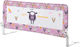 Guimo Pliabil Bară de protecție pentru pat în Culoare Roz 150x48cm 1buc