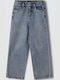 Kinder Schlaghose Jeans Blau