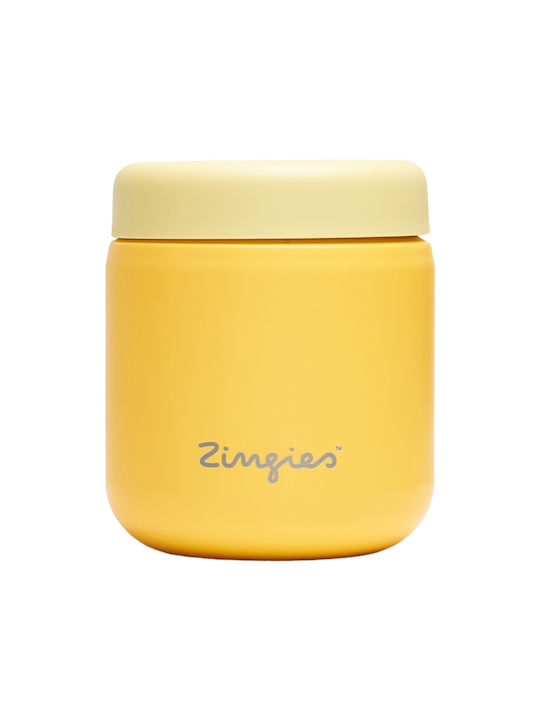 Zingies Gaia Δοχείο Φαγητού Inox Θερμός Κίτρινο 470ml