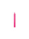 Rustic Hot Pink Tapered Candle Ø2.2 X H18 Cm