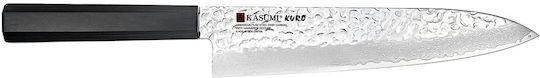 Kasumi Kuro Messer Chef aus Damaszener Stahl 21cm