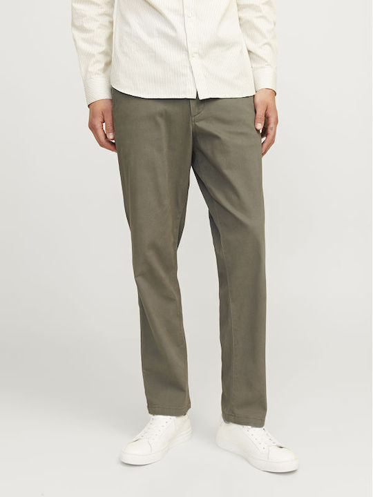 Jack & Jones Παντελόνι Chino Χακί