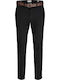Мъжки панталон Chino Еластичен Slim Fit Black