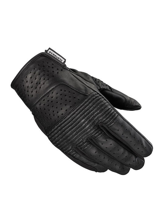 Spidi Rude Perforated Мъжки Мотоциклетни ръкавици Черен