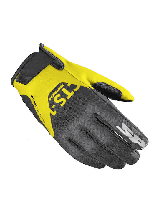 Spidi CTS-1 Men's Motorcycle Gloves Black/Neon ...