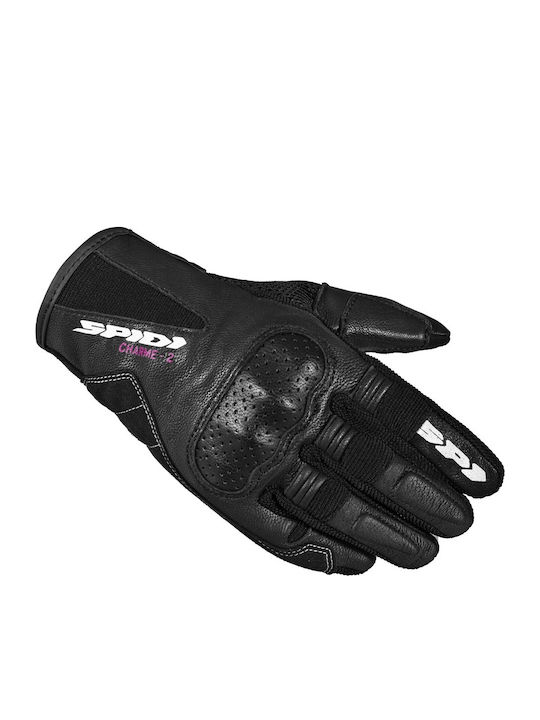Spidi Charme 2 Damen Motorradhandschuhe Schwarz