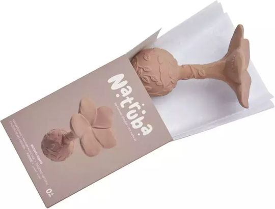 Natruba Teething Rattle made of Rubber for 0 m+