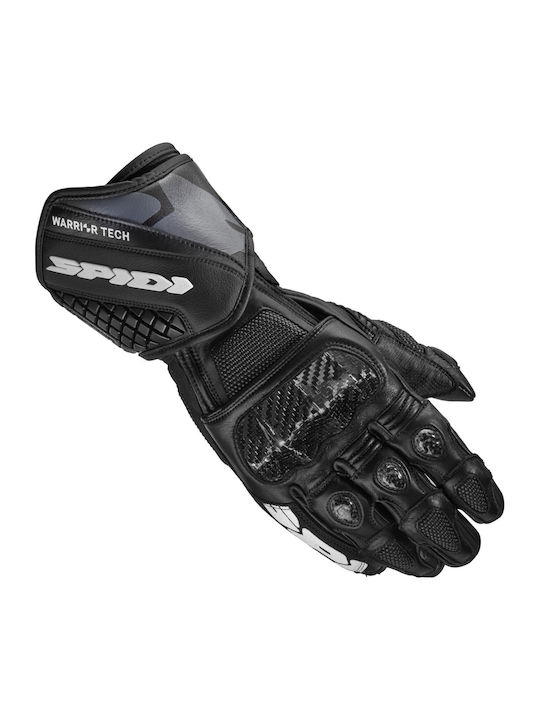 Spidi Carbo 5 Men's Motorcycle Gloves Leather Black