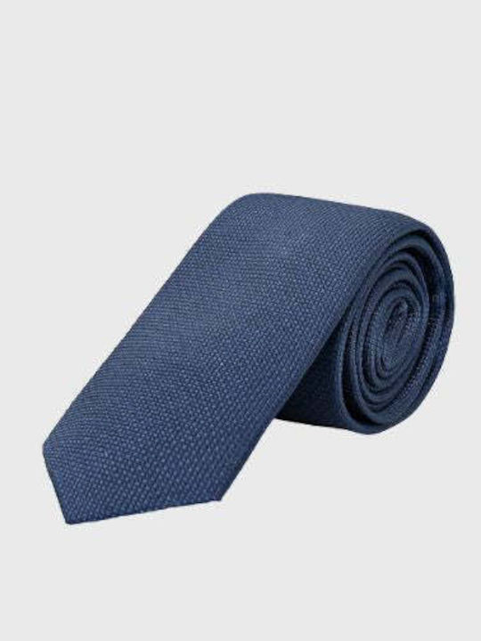 Calvin Klein Men's Tie Silk Printed in Navy Blue Color