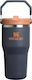 Stanley Iceflow Flip Straw Tumbler Ποτήρι Θερμός Πλαστικό 600ml Twilight με Καλαμάκι