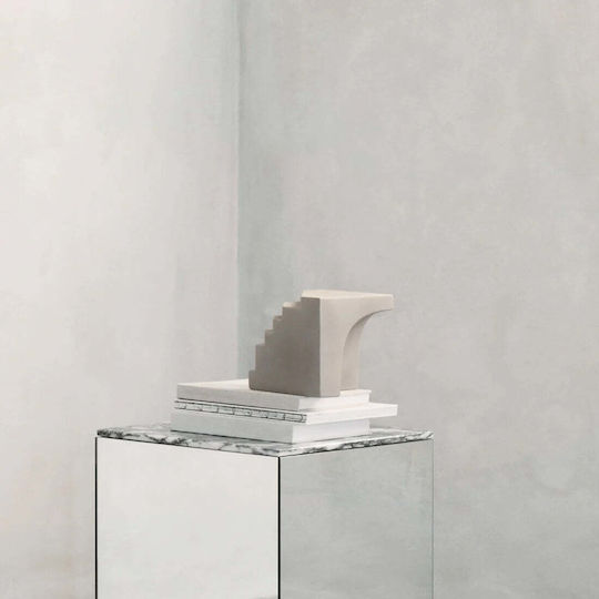 Γλυπτό Stair Τερακότα Light Γκρι W16,5 X D16,5 X H16,5 Cm Kristina Dam Studio