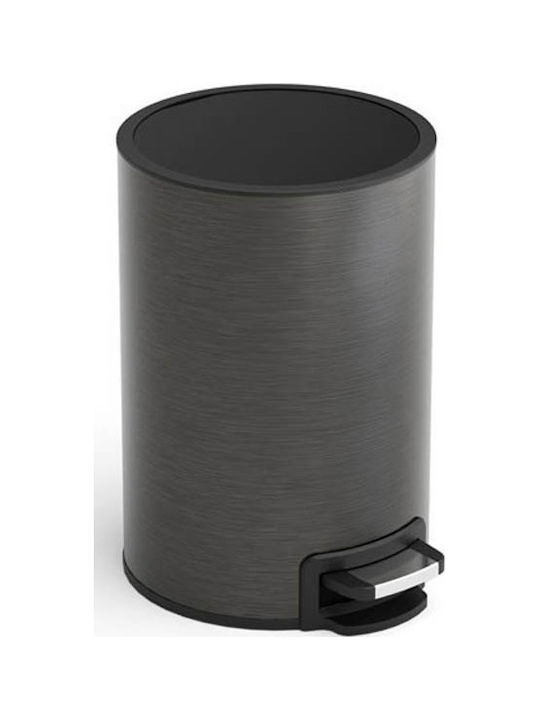 Imex Metalic Perie de toaletă 5lt Negru