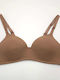 Tabac Brown Bra with Light Padding without Underwire
