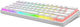 Rampage Radiant K11 RGB Wireless Gaming Mechanical Keyboard 60% with Outemu Red switches and Illuminated keys (English US) White