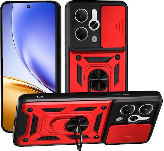 Mad Mask Back Cover Plastic / Silicone Red (Realme 14 5G, Realme P3 5G)