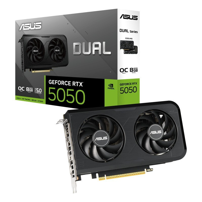 Asus GeForce RTX 5050 8GB GDDR6 Dual OC Edition Κάρτα Γραφικών