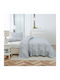 Liolios Home Sheet Sets Queen 245x270cm. Gray 4pcs