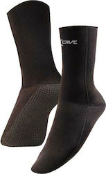 Καλτσάκια Διπλόφορδα 3mm Black Diving Force Κωδ 64537