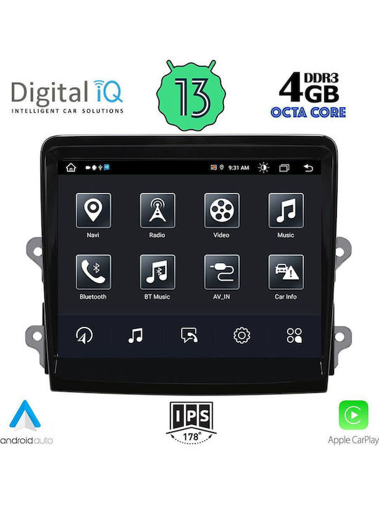 Digital IQ Auto-Audiosystem für Porsche Boxster / Kaiman 2016-2017 (Bluetooth/USB/WiFi/GPS/Apple-Carplay/Android-Auto) mit Touchscreen 8.4"