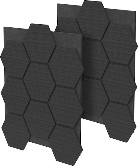 ML-Design Комплект Звукопоглъщащи Материали (9 Бройки) 66см x 81см x 20мм