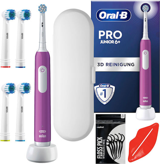 Oral-B Pro Ηλεκτρική Οδοντόβουρτσα με Θήκη Ταξιδίου Μωβ