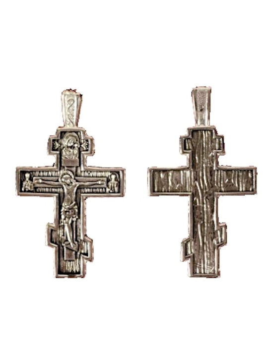 Cross with the Crucified from Silver
