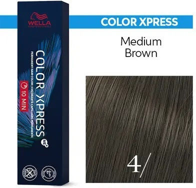 Wella Color Xpress Βαφή Μαλλιών 4/ Medium Brown 10 min. 60ml