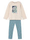 Kids' Set with Leggings Winter 2pcs Mint, Green