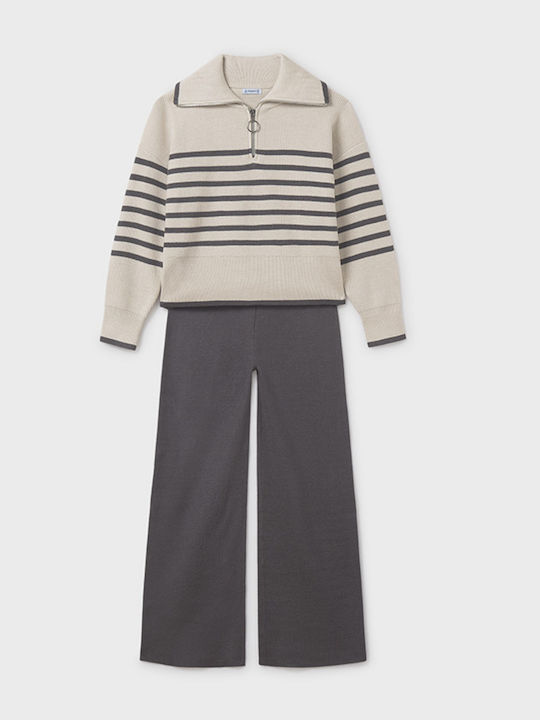 Mayoral Kids' Set with Pants Winter 2pcs Gray