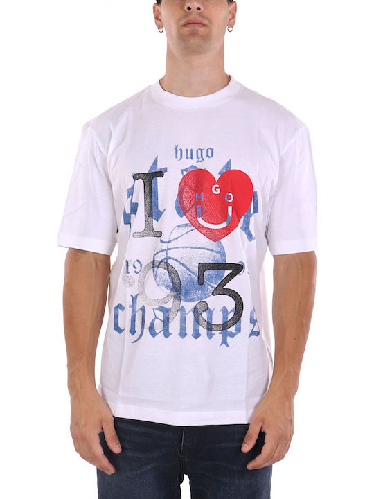 Hugo Notix T-shirt Λευκό