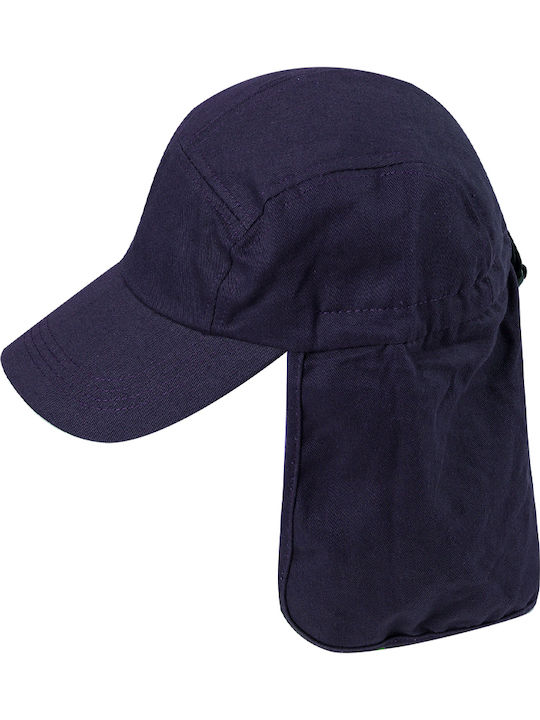 Cotton Jockey Neck Protection Men's Blue Colour Brims Trims