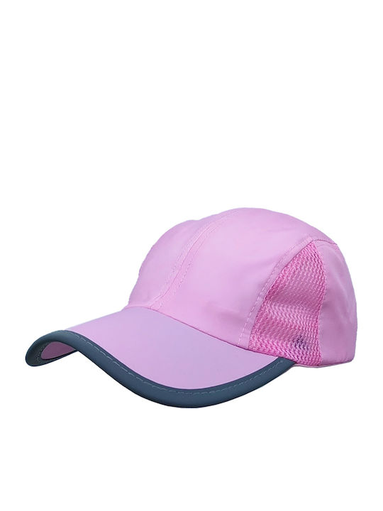 Καπέλο Τζόκεϊ Microfiber Fast Dry Ανδρικό Χρώματος Ροζ Brims Trims