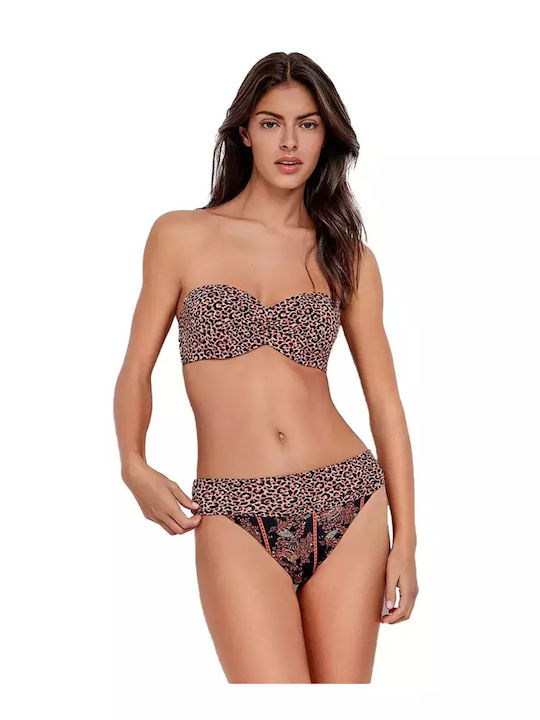 Bikini Inferioare Slip Talie Înaltă Multicolore