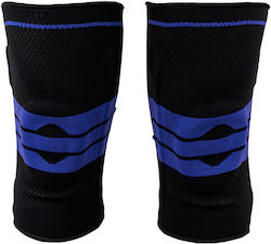 6 Spots Kniebandage Volleyball Schwarz Blau