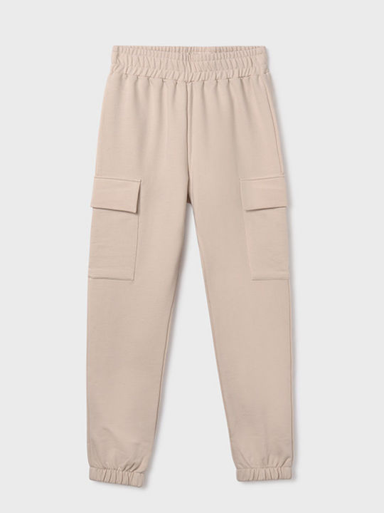 Kids' Cargo Pants Beige
