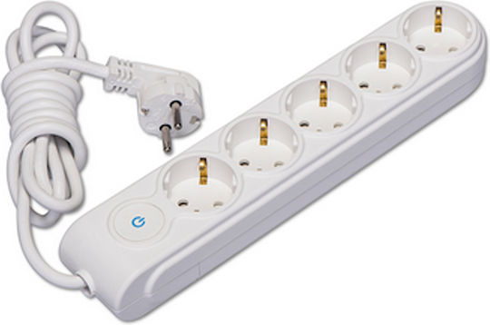 Makel Power Strip 5 Positions with Switch and Cable 2m