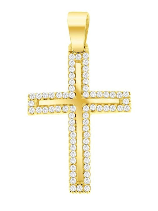 Eforo Дамски Златен Кръст 14K