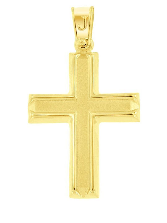 Eforo Мъжки Златен Кръст 14K