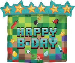25'' Balloon Pixel Party