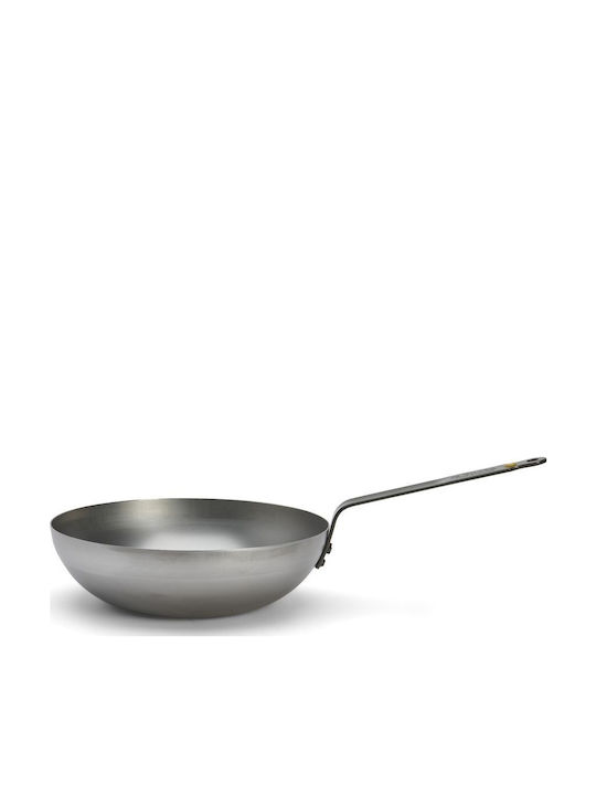 De Buyer Mineral B Wok από Ατσάλι με Αντικολλητ...